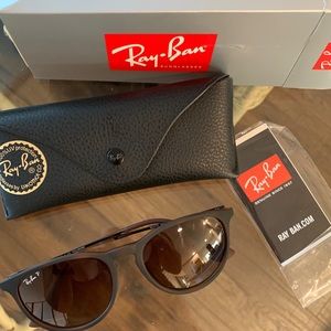 New Ray Ban polarized sunglasses. Worn once!